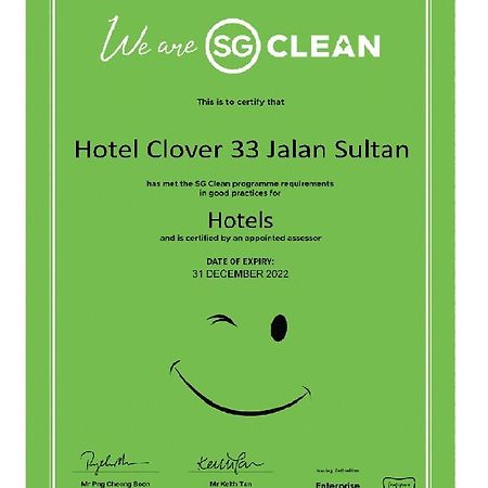Hotel Clover 33 Jalan Sultan Singapore Eksteriør billede