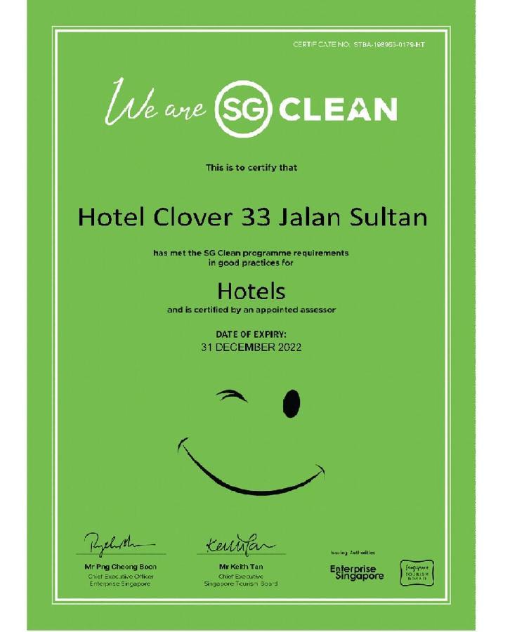 Hotel Clover 33 Jalan Sultan Singapore Eksteriør billede